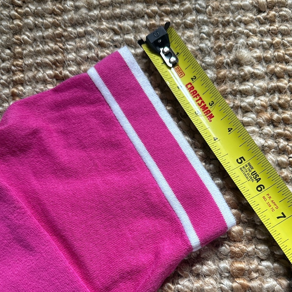⚜️ MICHAEL KORS Women’s Fuchsia Short Sleeve Sweater Size Small ⚜️ - Picture 10 of 15